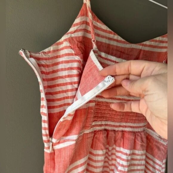 Old Navy, size L, Striped orange and white Sundress, 100% cotton - Picture 4 of 7